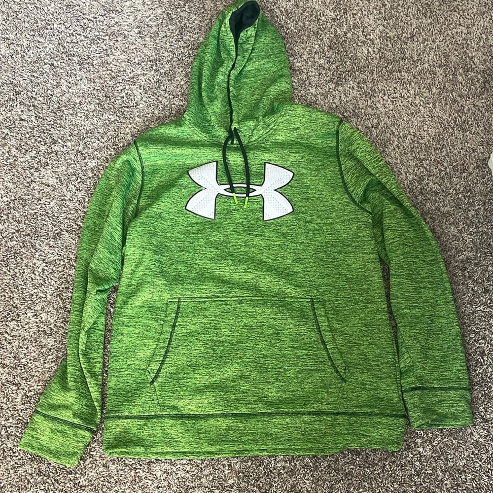 Green Under Armour hoodie